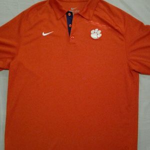 Orange Clemson Nike dri-fit shirt
